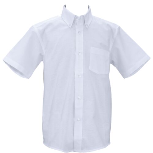 BOYS Button Down Short Sleeve Shirt Sizes  4 - 7 Thumbnail