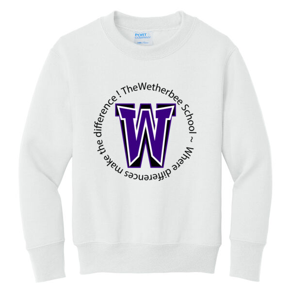 Wetherbee School  - Youth Crewneck Sweatshirt Thumbnail