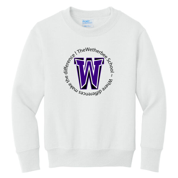 Wetherbee School - Youth Crewneck Sweatshirt Thumbnail